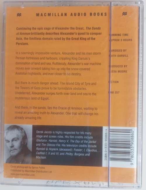 Alexander, the sands of Ammon by Valerio Massimo Manfredi (audiobook on tape)