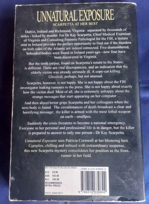 Unnatural exposure by Patricia Cornwell