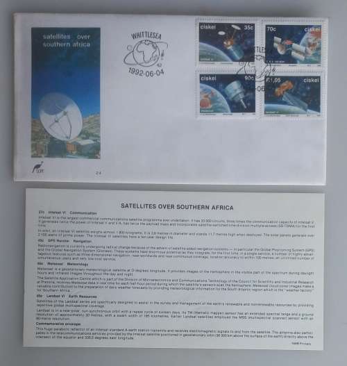 Satellites over Southern Africa FDC