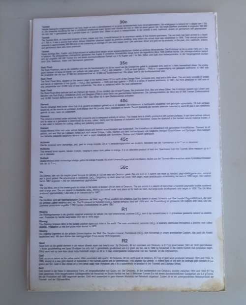 SWA Mines and minerals fourth definitive series