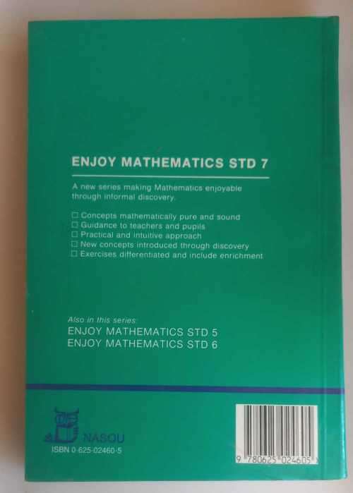 Enjoy mathematics standard 7 1992 syllabus