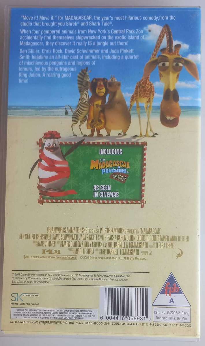 Madagascar VHS