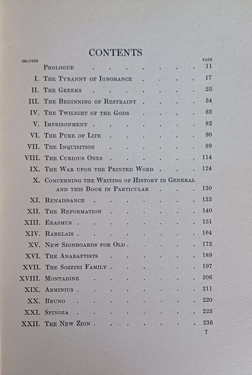 The liberation of mankind by Hendrik Willem van Loon