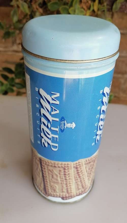 Malted milk biscuits tin