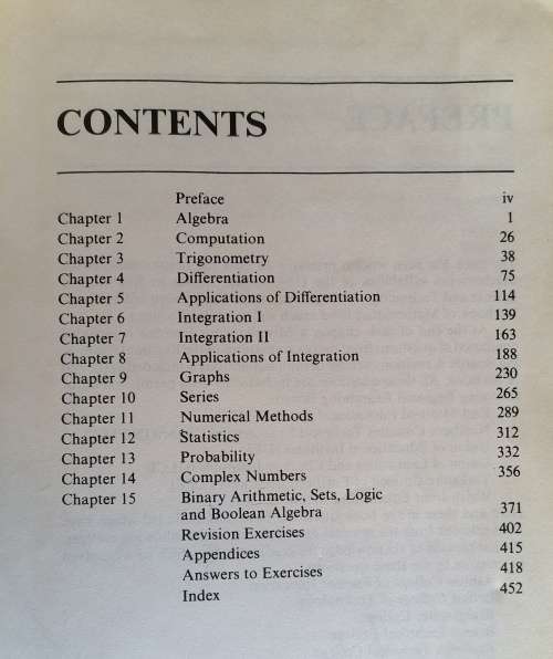 Mathematics for scientific and technical students