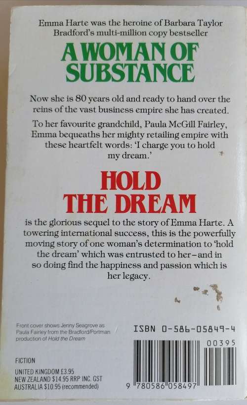 Hold the dream by Barbara Taylor Bradford