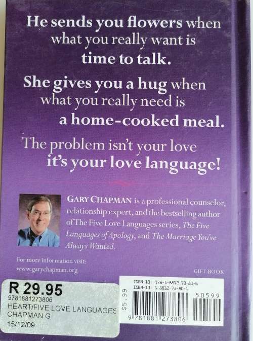 The heart of the five love languages by Gary Chapman