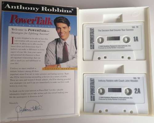 Power talk tapes by Anthony Robbins