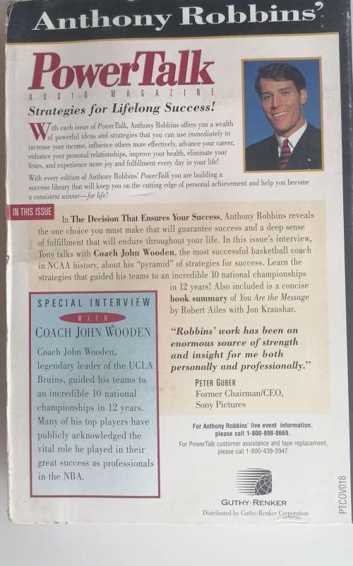 Power talk tapes by Anthony Robbins