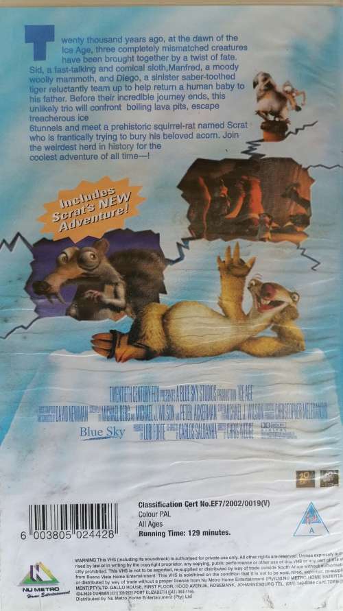 Ice Age VHS