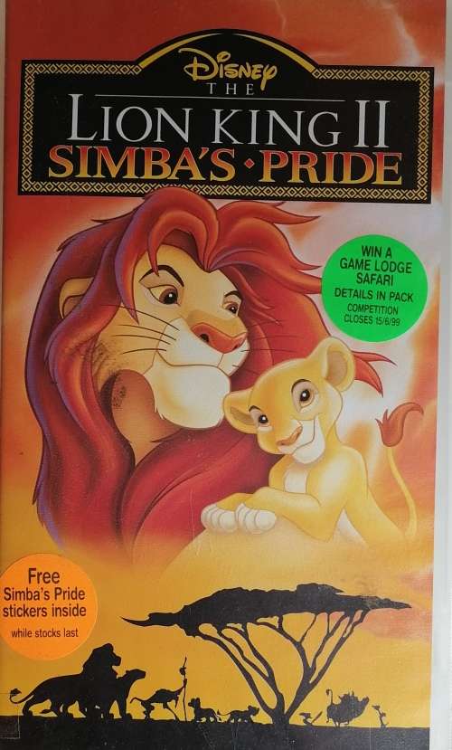 Lion King II Simba`s Pride VHS
