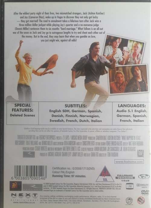 What happens in Vegas dvd