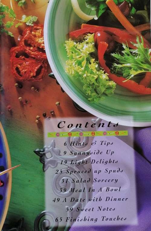 Weigh-less cooking for one