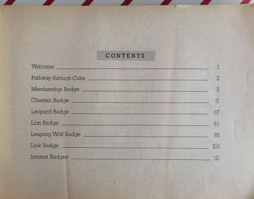 The cub trail (Boy scouts)