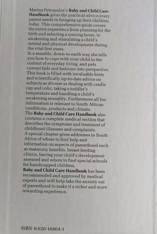 Baby and child care handbook by Marina Petropulos