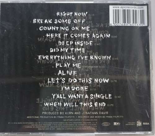 Korn - Take a look in the mirror cd