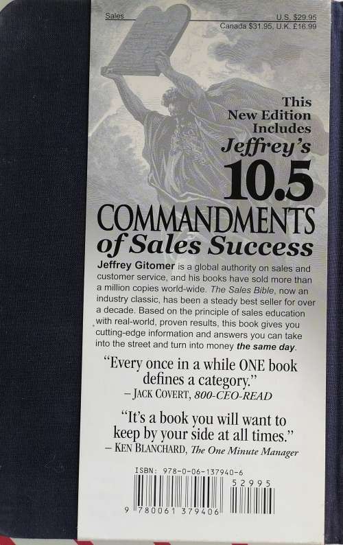 Jeffrey Gitomer`s sales bible