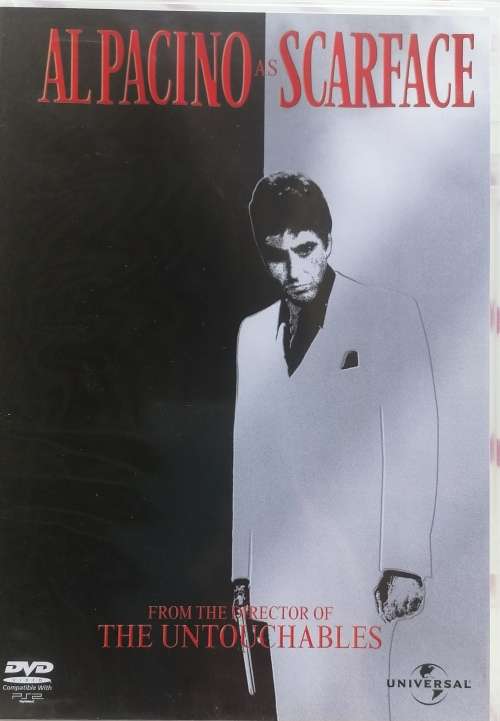 Al Pacino as Scarface dvd