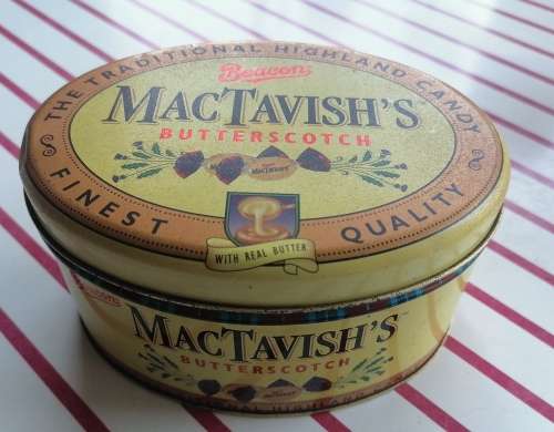 Beacon Mactavish`s butterscotch tin