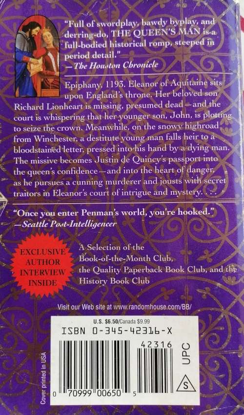 The Queen`s man by Sharon Kay Penman