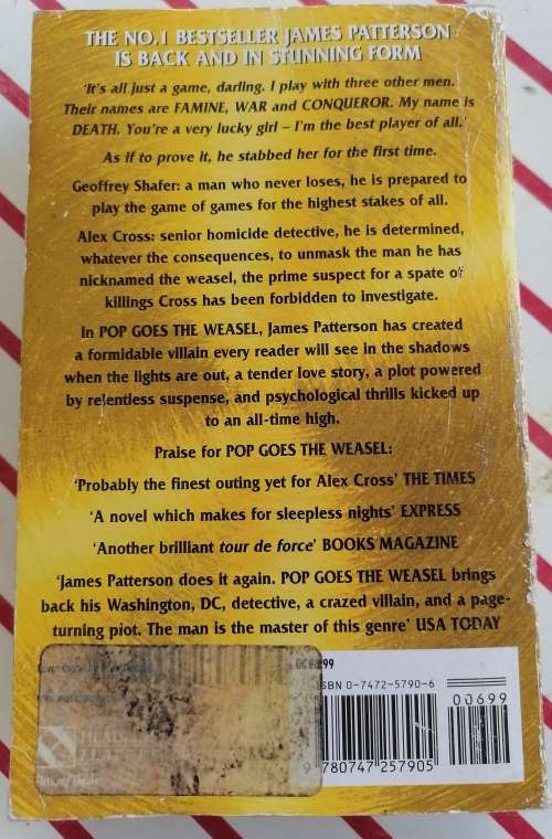 Pop goes the weasel by James Patterson