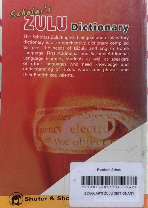 Scholar`s Zulu dictionary