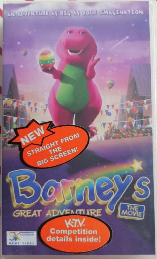 Barney`s great adventure VHS