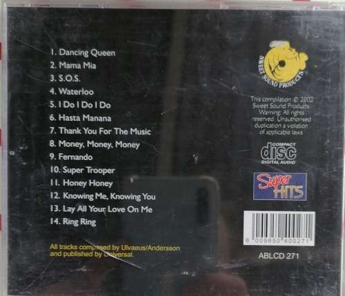 Abba platinum hits 1972 - 1982 tribute cd