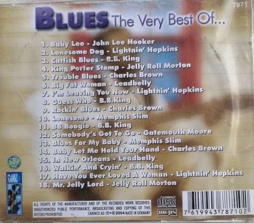 The very best of Blues cd