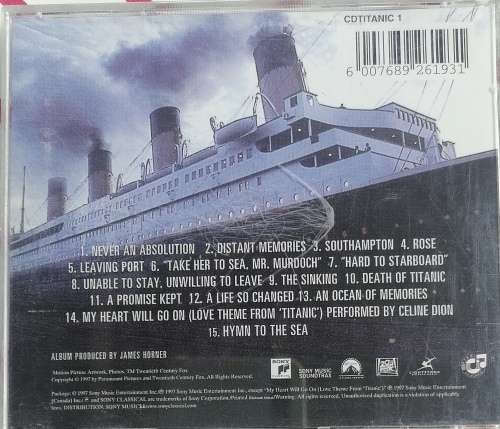 Music from the motion picture Titanic cd