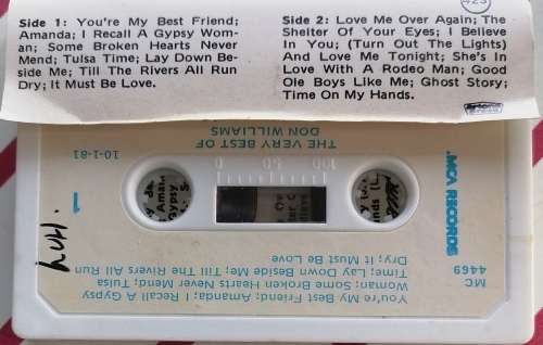 The very best of Don Williams tape