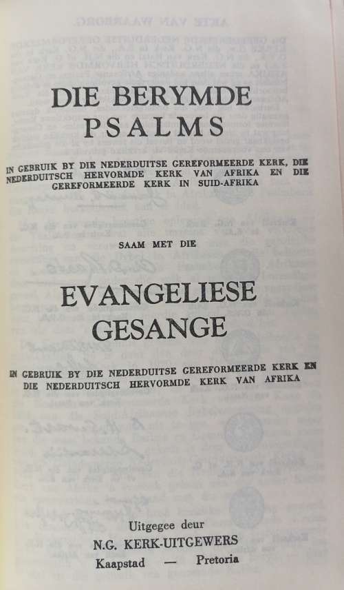 Psalms en Gesange