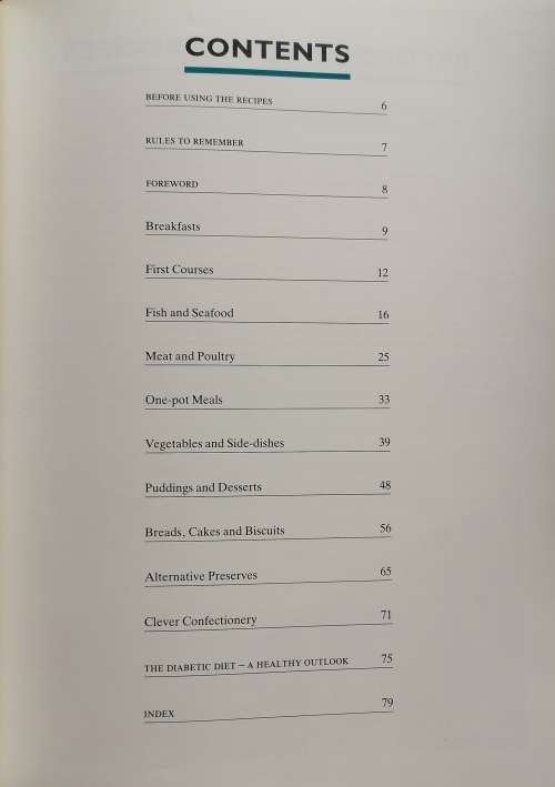 The diabetic cookbook
