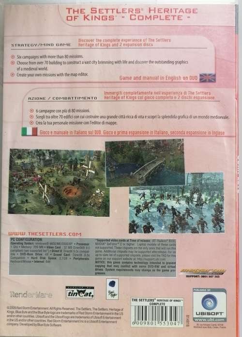 The Settlers Heritage of kings pc