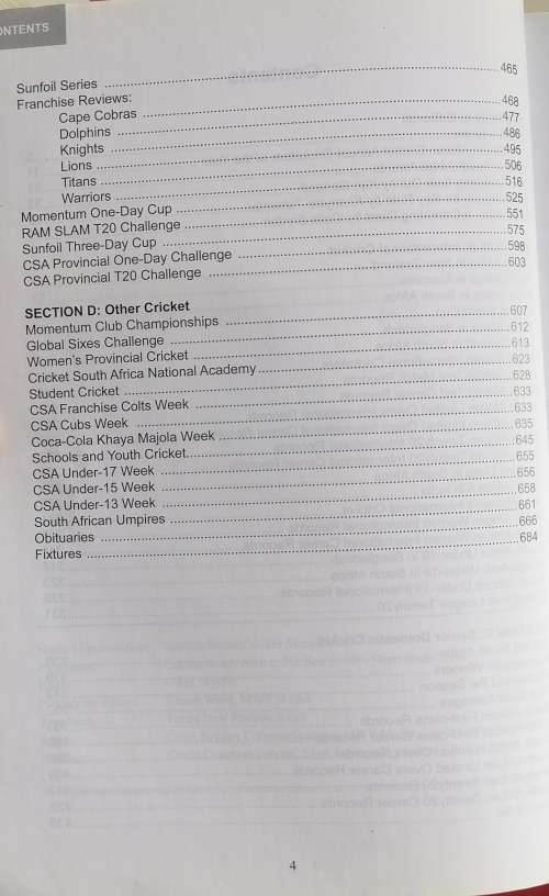 South African cricket annual 2015