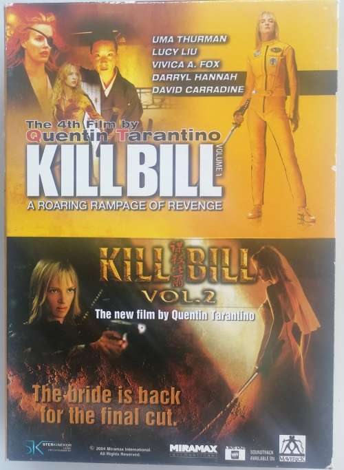 Kill Bill vol 1 and 2 (2dvd set)