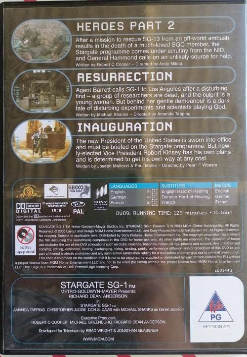Stargate no 50 dvd
