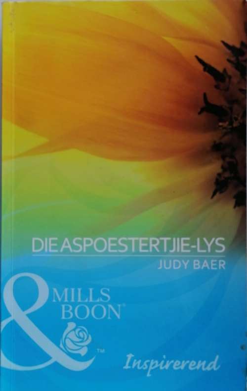 Die aspoestertjie-lys deur Judy Baer (Afrikaanse Mills and Boon)