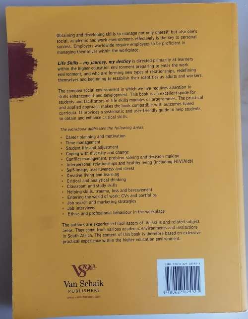 Life skills - My journey, my destiny