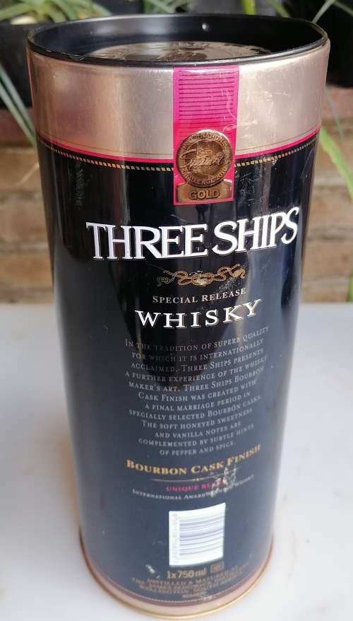 Three Ships Whisky tin
