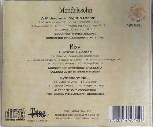 Mendelssohn Bizet cd