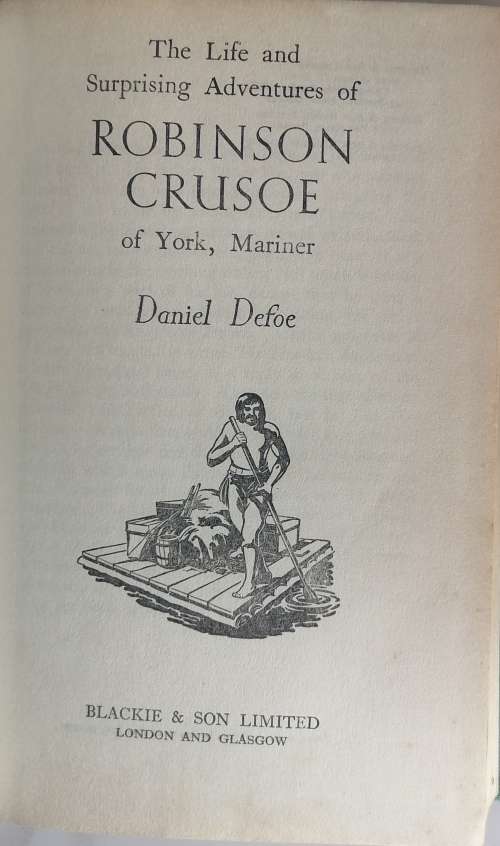 Robinson Crusoe by Daniel Defoe
