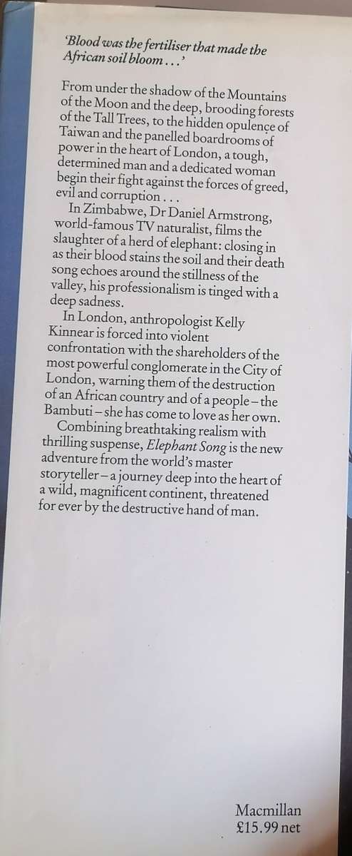 Elephant song by Wilbur Smith