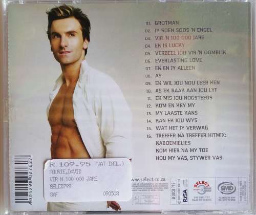 David Fourie - Vir n 100 000 jare cd