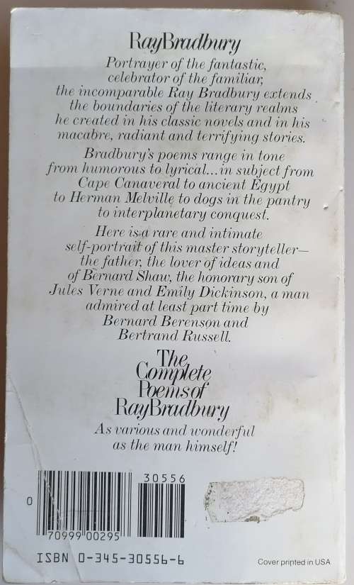 The complete poems of Ray Bradbury