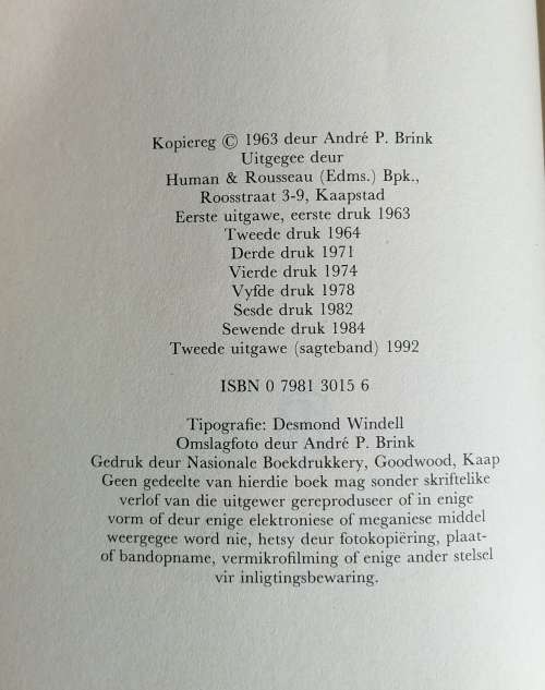 Die ambassadeur deur Andre P Brink