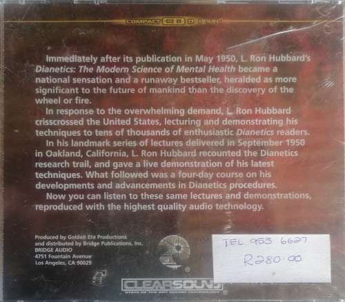 L Ron Hubbard - Dianetics Lectures and demonstrations *sealed*