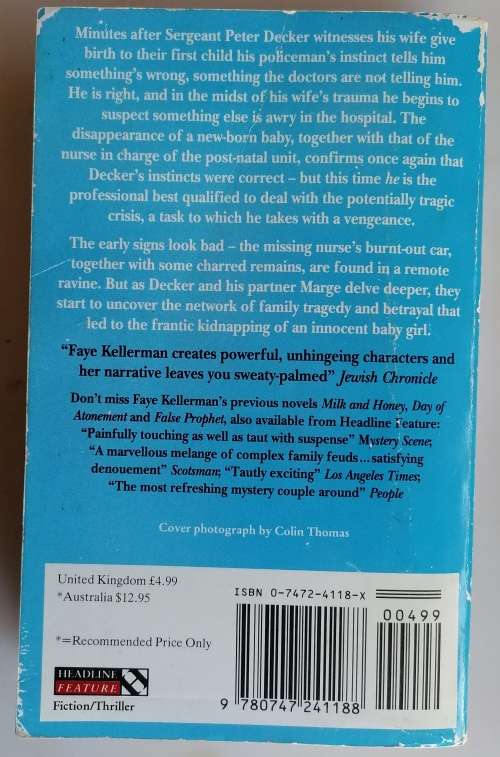 Grievous sin by Faye Kellerman