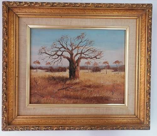 Oil painting by artist Vinson