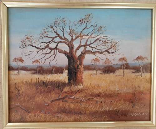 Oil painting by artist Vinson